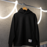 No Blanks. Essential Hoodie — Black