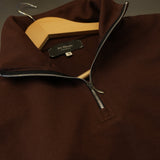 No Blanks. Essential Quarter-Zip — Chocolate Brown