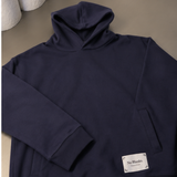 No Blanks. — Navy Essential Hoodie